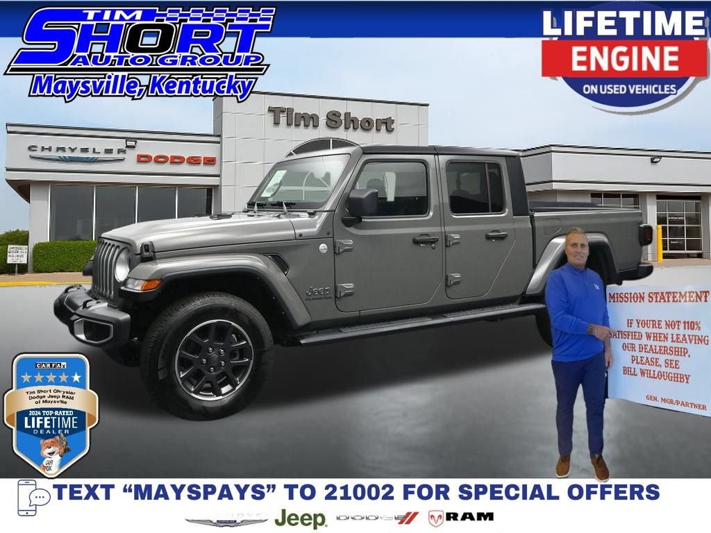 Used 2022 Jeep Gladiator Overland w/ Popular Equipment Package AWD/4WD 360° Tour