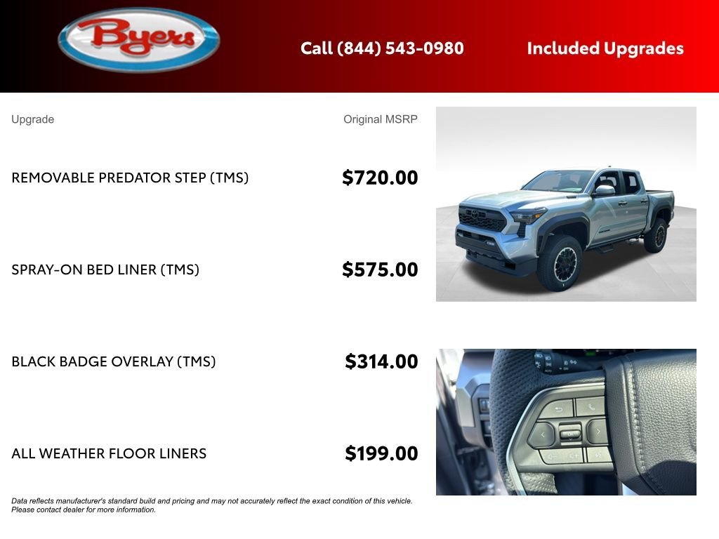 New 2026 Toyota Tacoma TRD Off-Road w/ TRD Off Road Upgrade Package AWD/4WD image 11