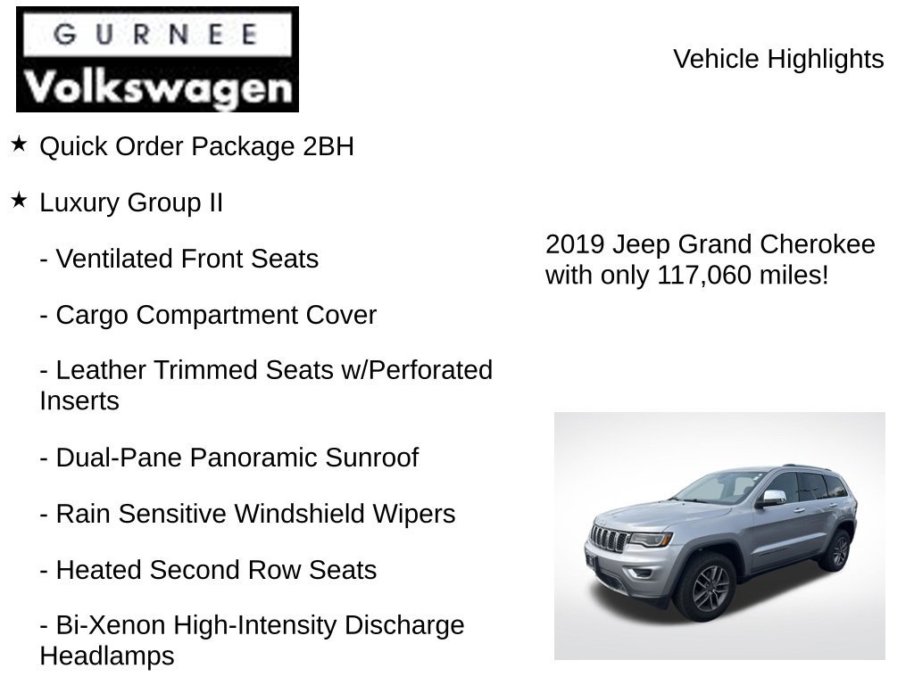 Used 2019 Jeep Grand Cherokee Limited w/ Luxury Group II AWD/4WD image 7
