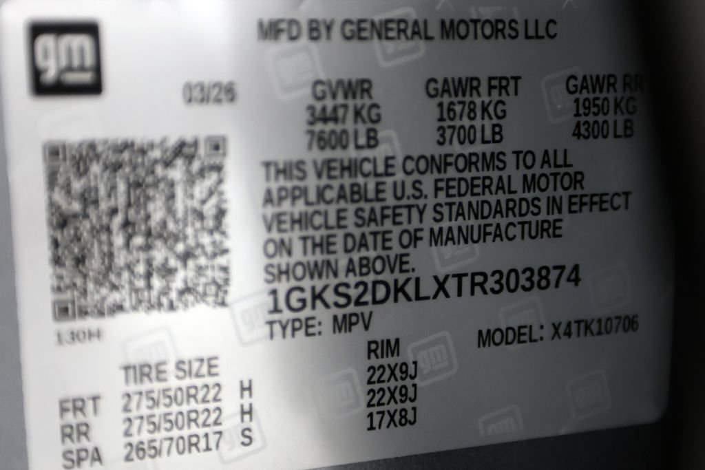 Used 2026 GMC Yukon Denali w/ Sun & Power Step Package AWD/4WD image 59