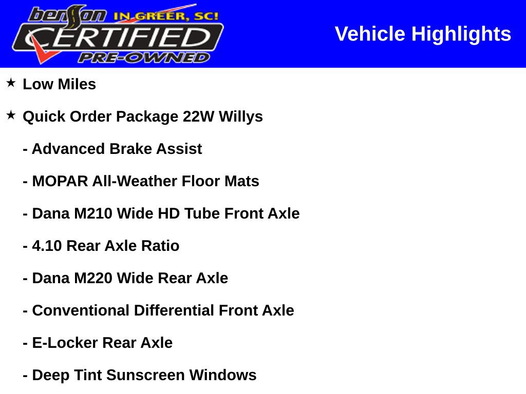 Certified 2025 Jeep Wrangler Unlimited Sport AWD/4WD image 2