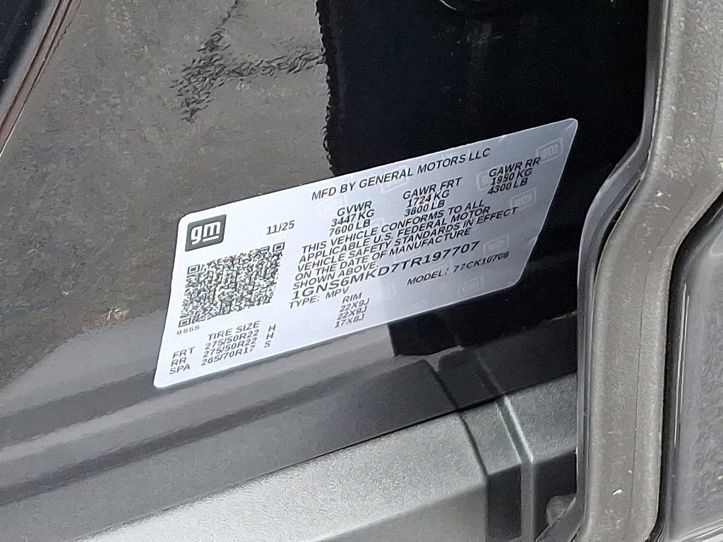 New 2026 Chevrolet Tahoe LS w/ LPO, Dark Essentials Package image 10