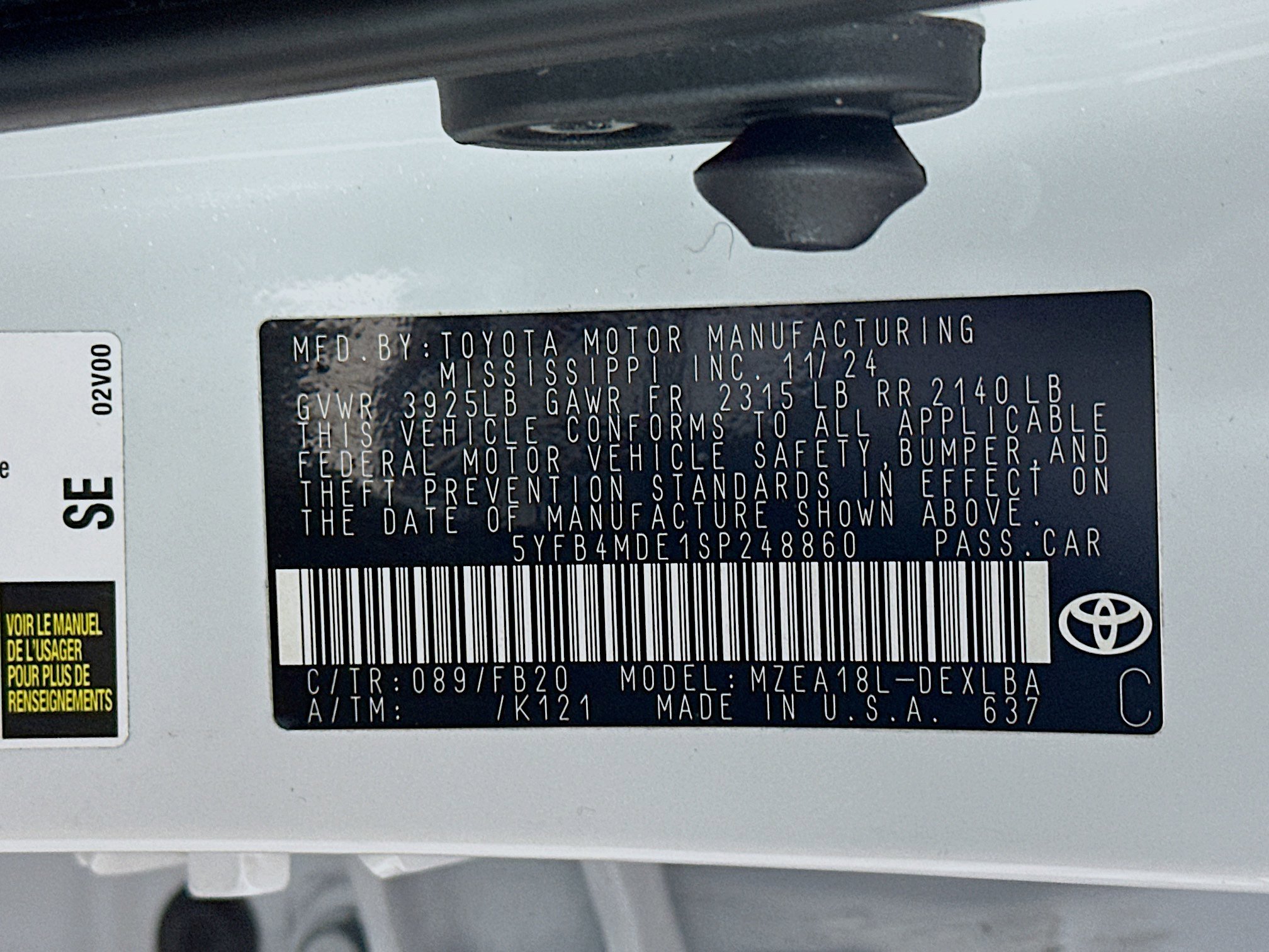 Used 2025 Toyota Corolla LE image 12