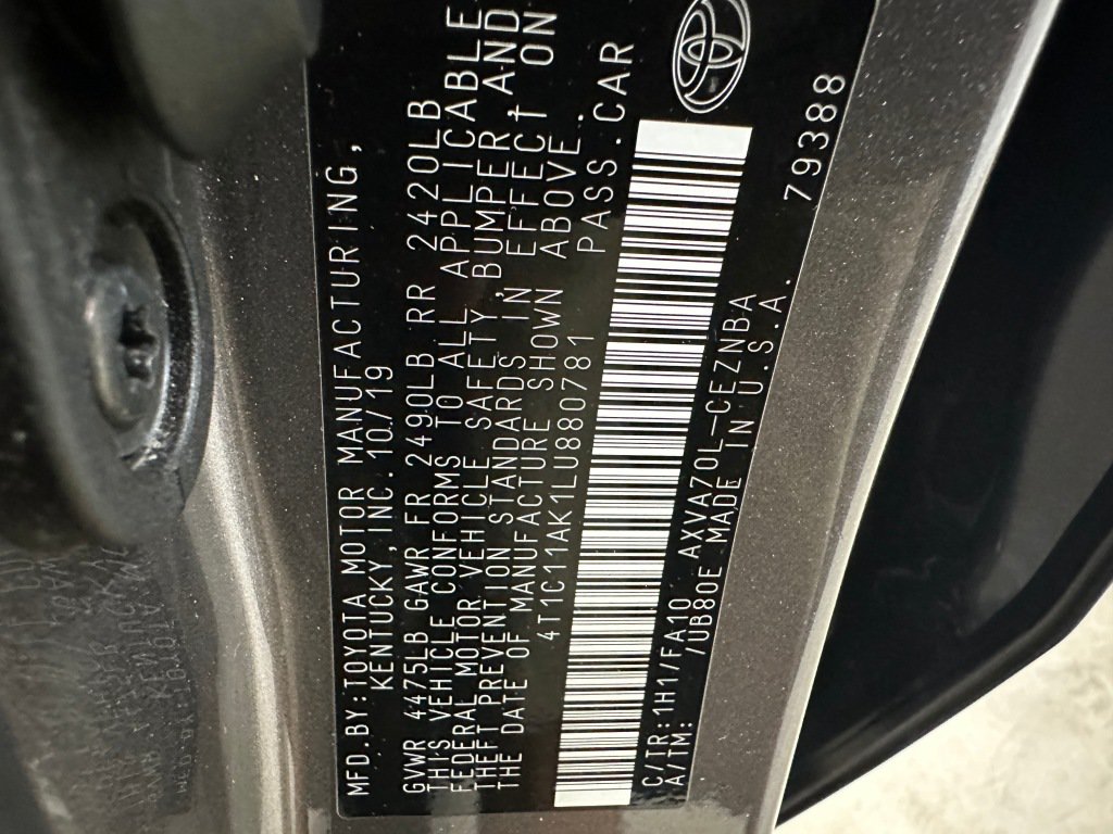 Used 2020 Toyota Camry LE FWD image 36