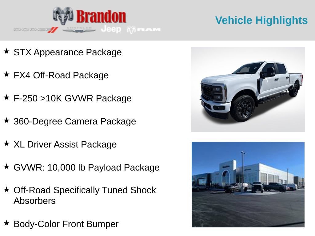 Used 2024 Ford F250 XL w/ STX Appearance Package AWD/4WD image 2