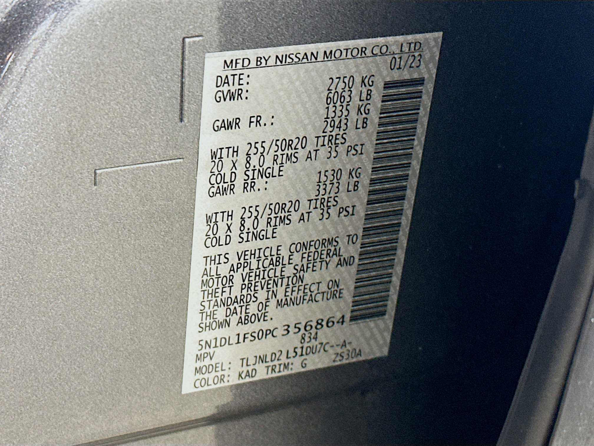 Used 2023 INFINITI QX60 Luxe w/ Cargo Package image 12