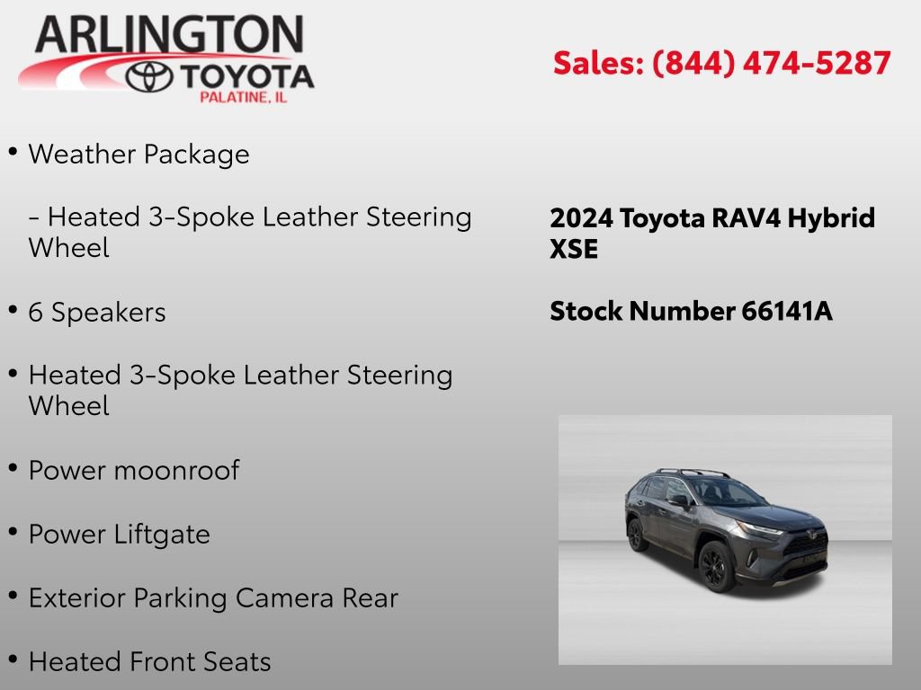Used 2024 Toyota RAV4 XSE w/ Weather Package AWD/4WD image 4