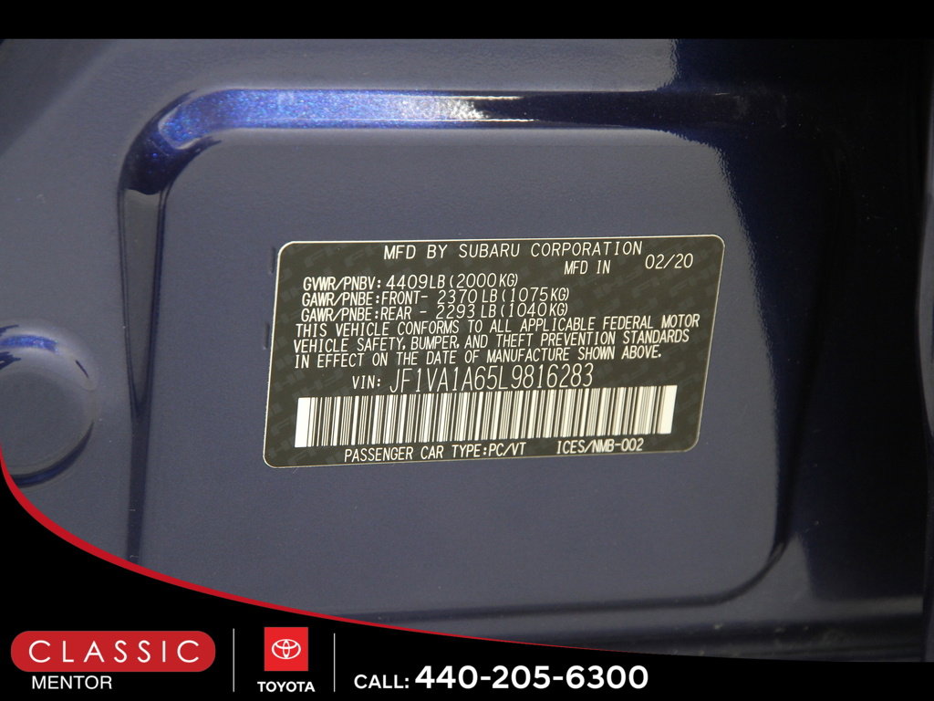 Used 2020 Subaru WRX w/ Popular Package #1 image 27