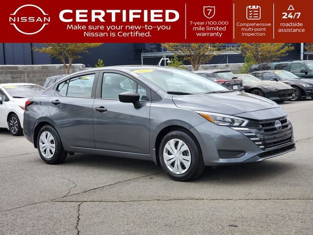 Certified 2025 Nissan Versa S w/ Trunk Package image 1