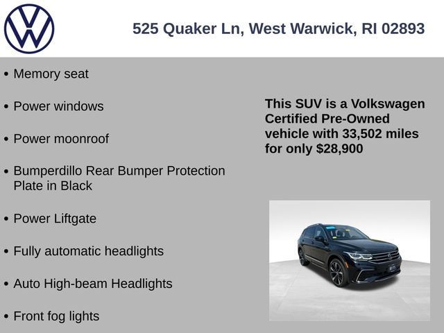 Used 2023 Volkswagen Tiguan SEL R-Line AWD/4WD image 13