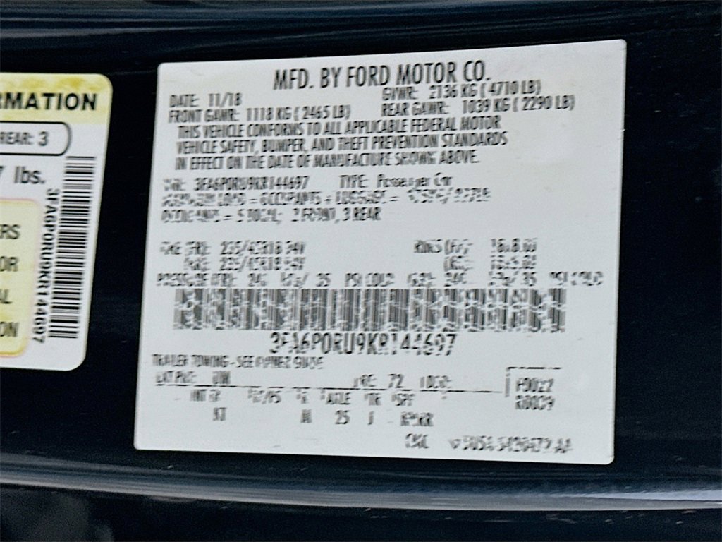 Used 2019 Ford Fusion Titanium image 32