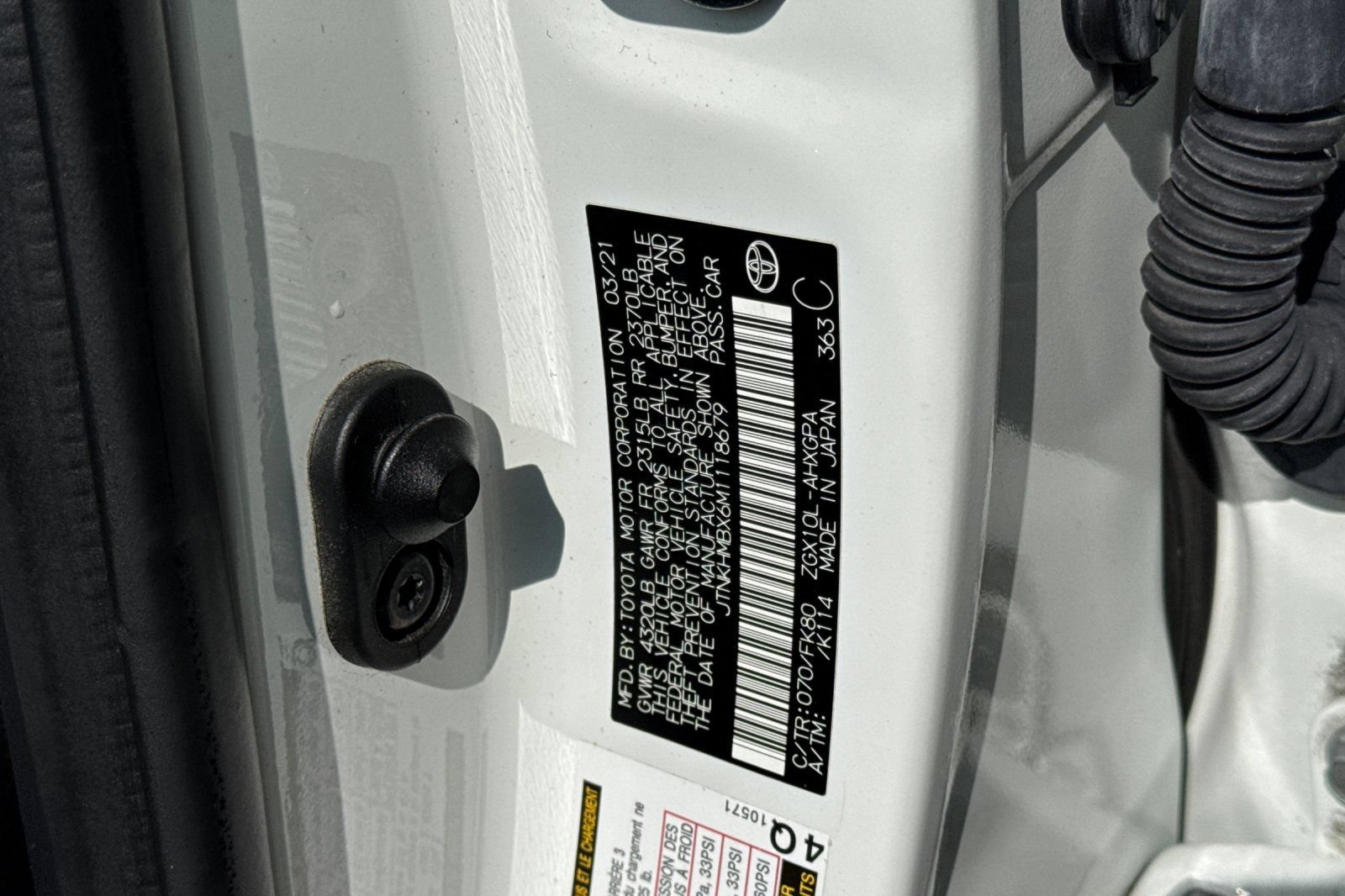 Certified 2021 Toyota C-HR XLE FWD image 36
