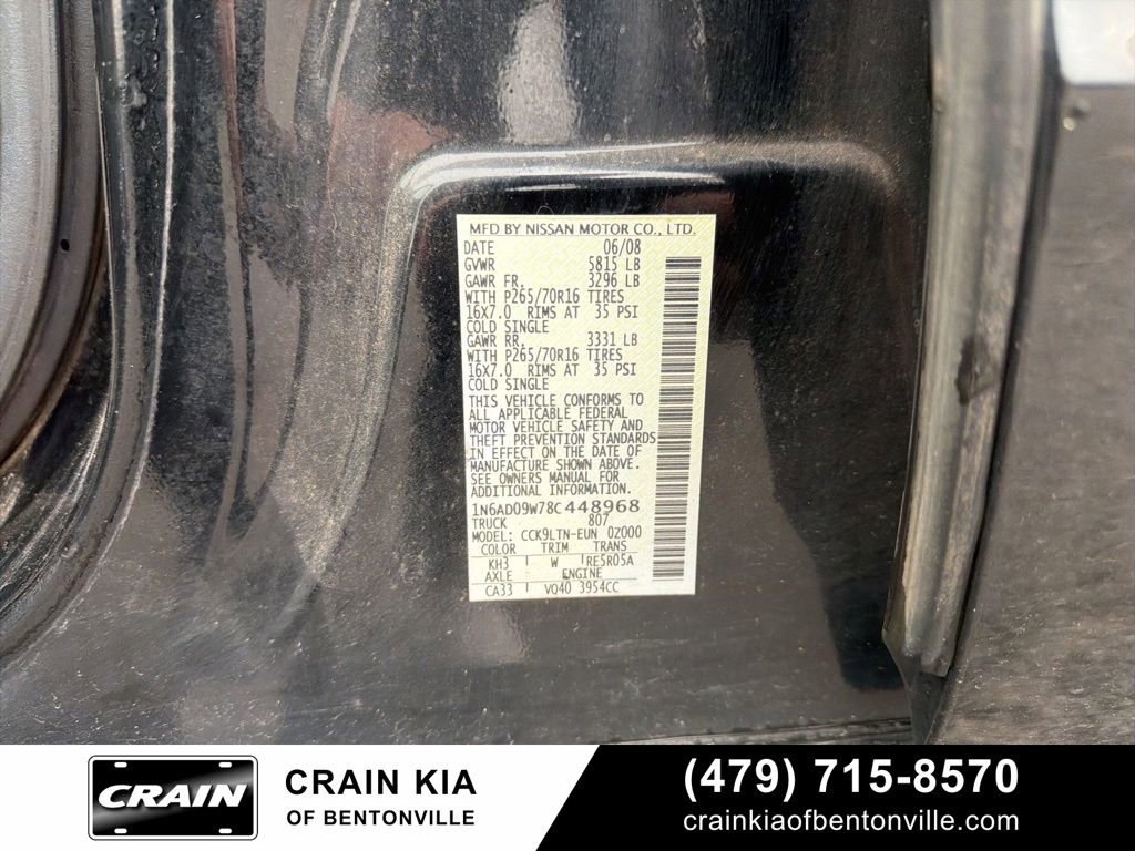 Used 2008 Nissan Frontier SE w/ SE Value Truck Pkg image 18