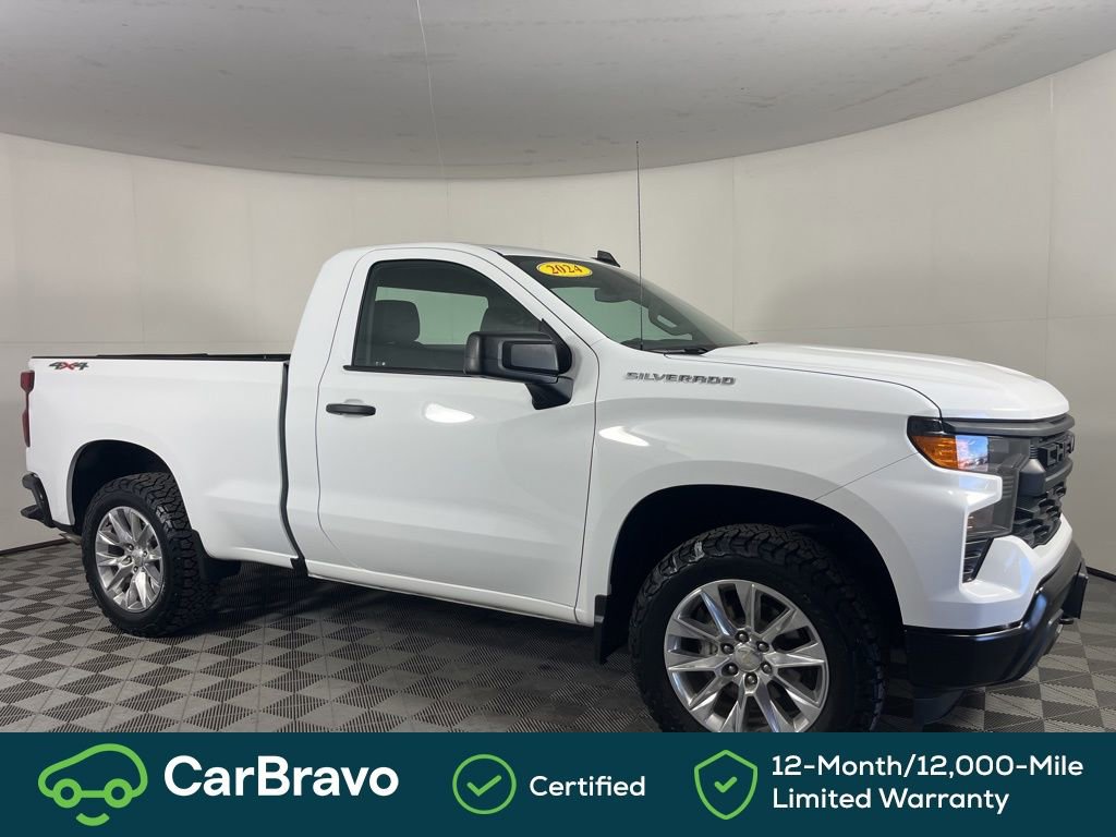 Certified 2024 Chevrolet Silverado 1500 W/T w/ Trailering Package AWD/4WD image 2