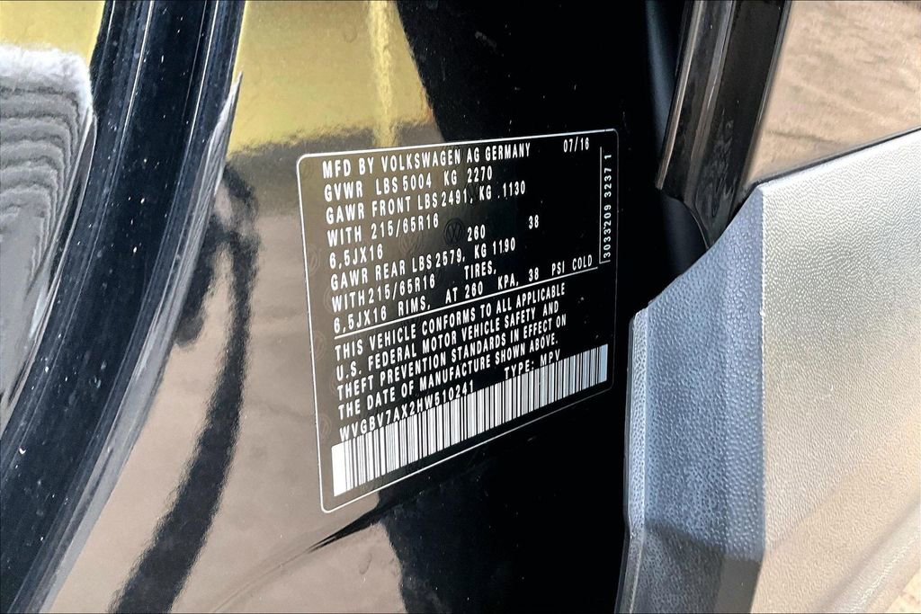 Used 2017 Volkswagen Tiguan S AWD/4WD image 35