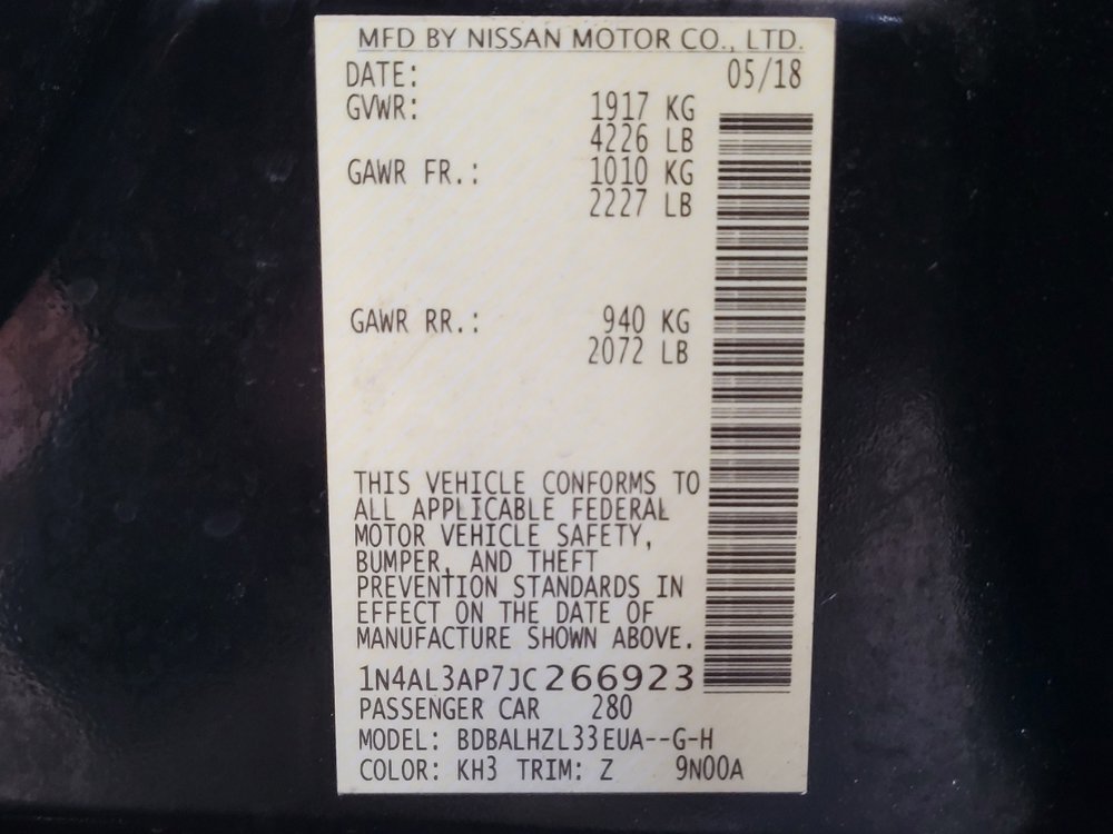 Used 2018 Nissan Altima 2.5 SR w/ SR Special Edition image 33