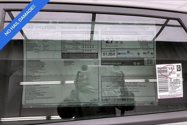 New 2026 Hyundai Kona SEL Sport AWD/4WD image 19