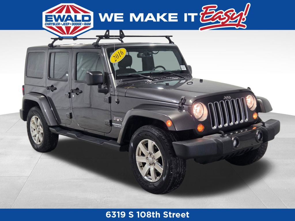 Used 2016 Jeep Wrangler Unlimited Sahara w/ Max Tow Package