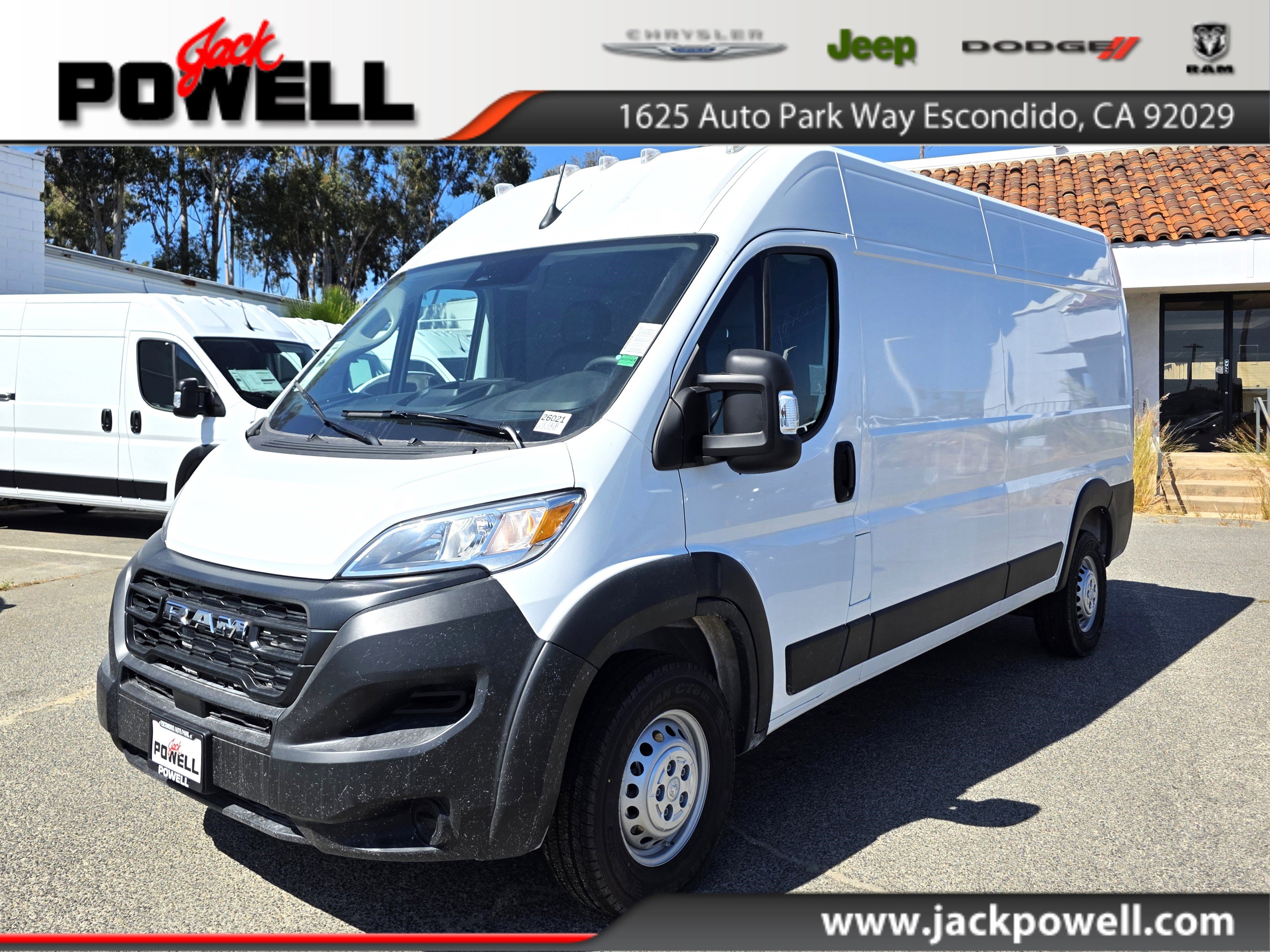 New 2026 RAM ProMaster 2500