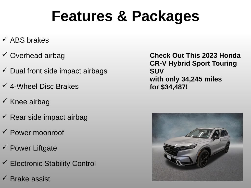 Certified 2023 Honda CR-V Sport Touring image 16