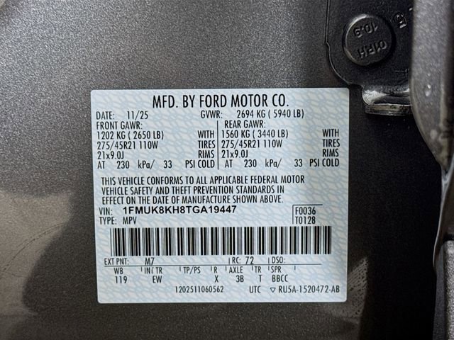 New 2026 Ford Explorer ST-Line w/ ST-Line Street Pack image 34