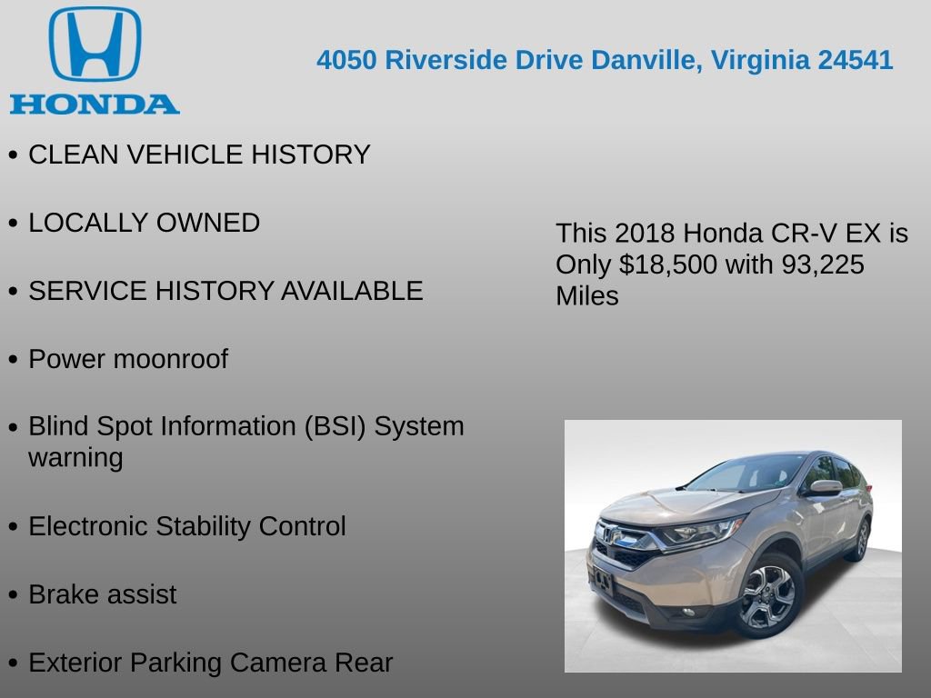 Used 2018 Honda CR-V EX image 7