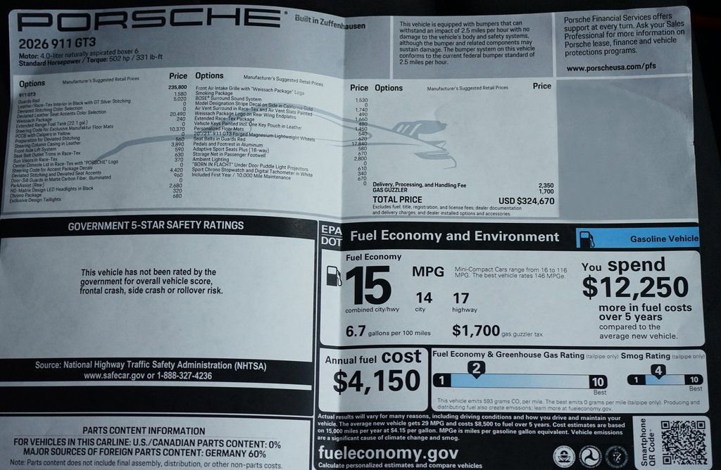 Used 2026 Porsche 911 GT3 image 39