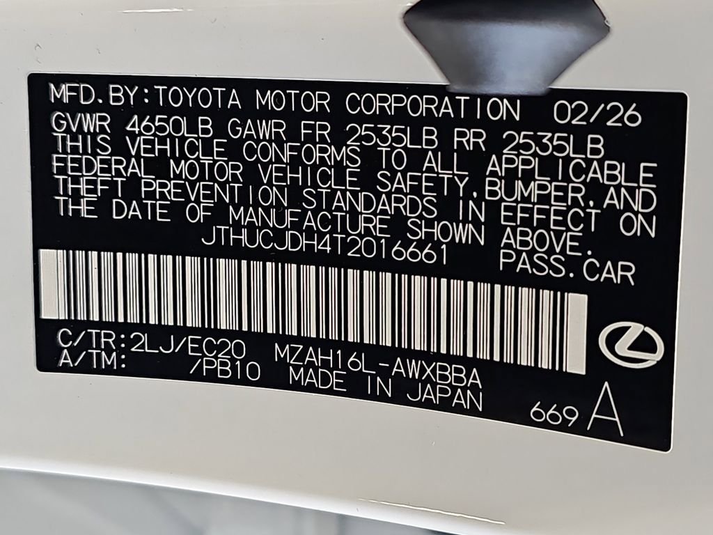 New 2026 Lexus UX 300h AWD image 39