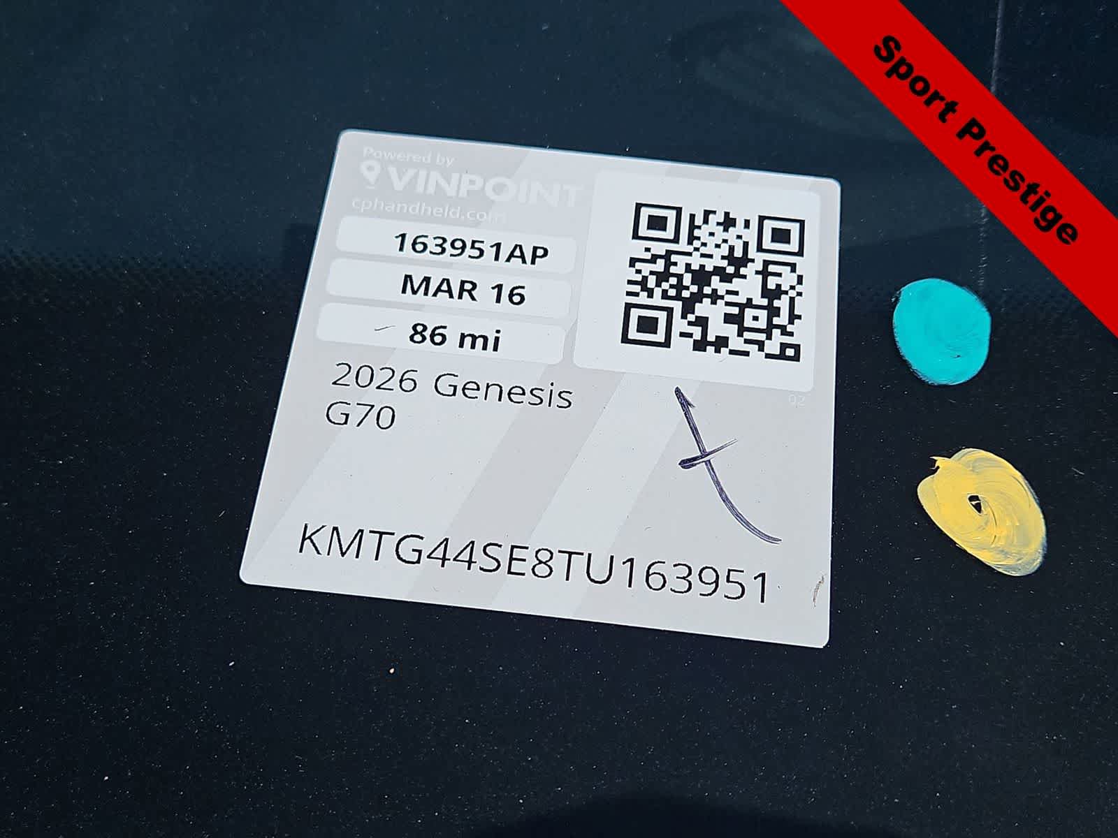 Certified 2026 Genesis G70 3.3T Sport Prestige image 25