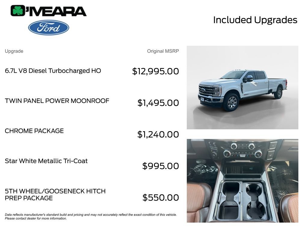Used 2024 Ford F350 King Ranch w/ Chrome Package AWD/4WD image 4