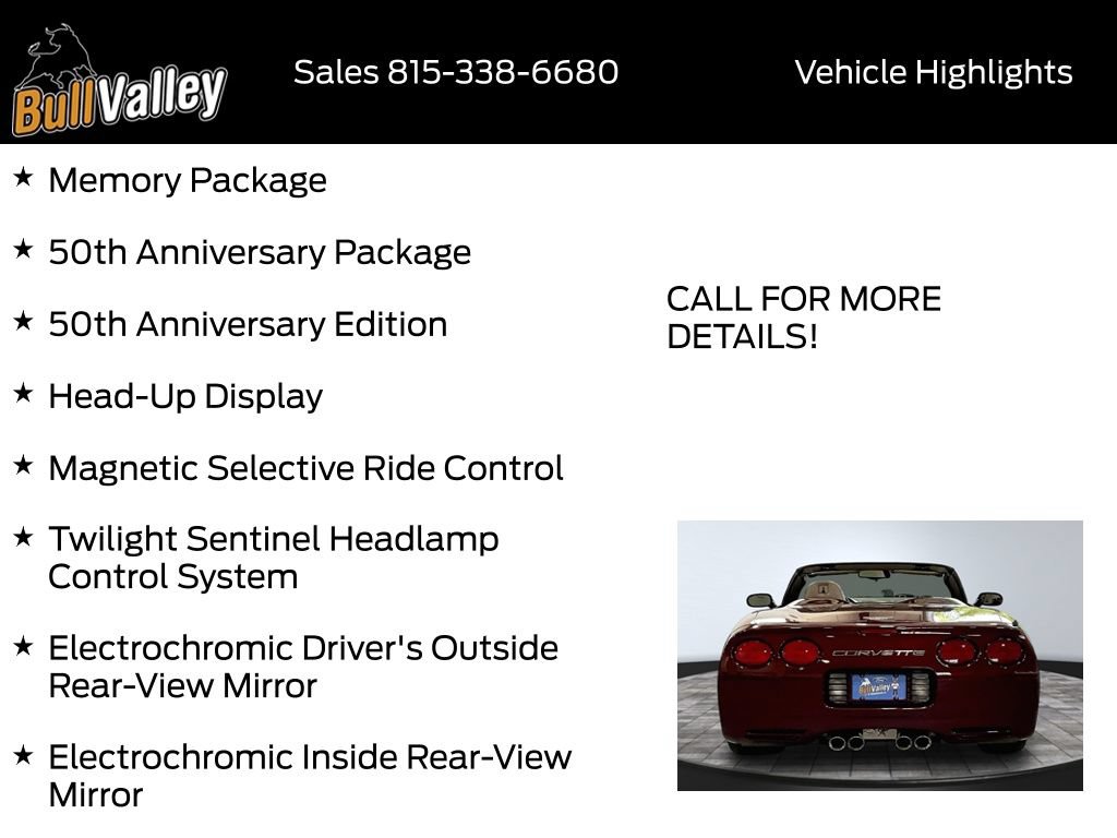 Used 2003 Chevrolet Corvette Convertible w/ Preferred Equipment Group1 RWD image 9
