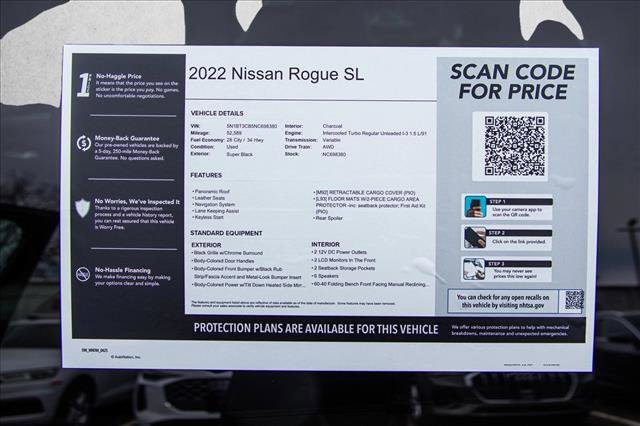 Used 2022 Nissan Rogue SL w/ SL Premium Package image 29