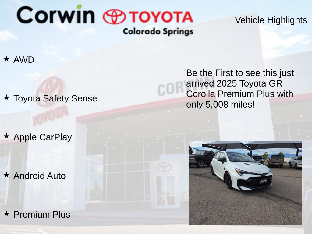 Used 2025 Toyota Corolla GR AWD/4WD image 4