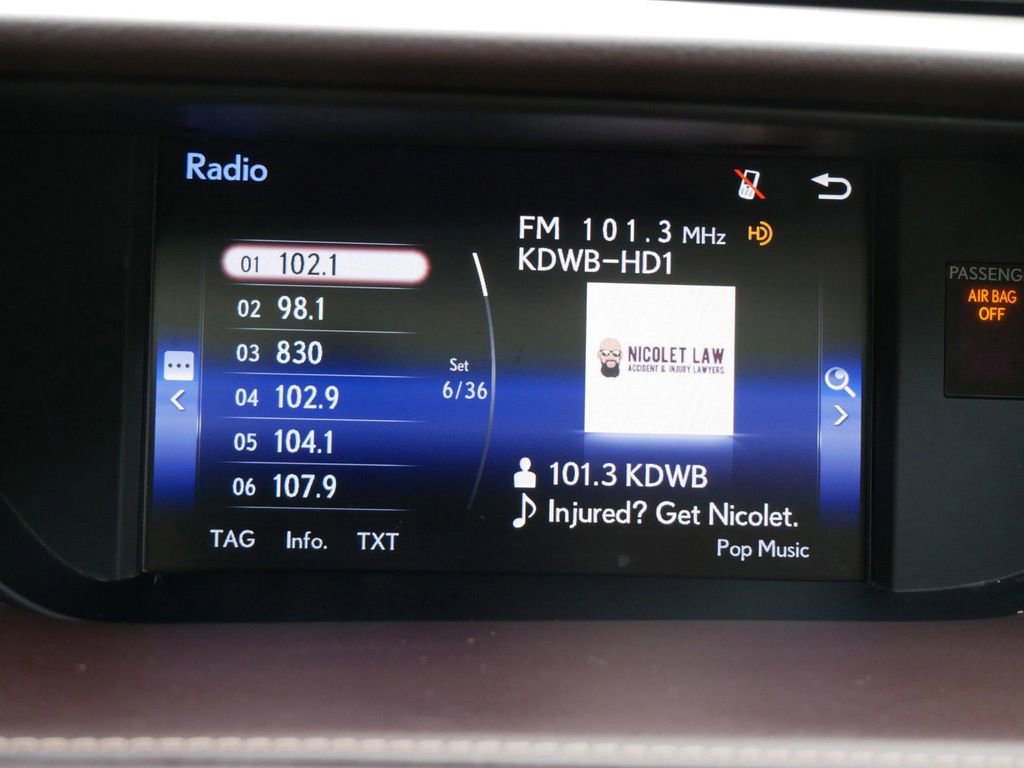 Used 2016 Lexus ES 300h w/ Premium Package w/Wood Trim image 20