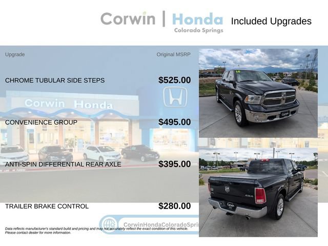 Used 2016 RAM 1500 Laramie Longhorn w/ Convenience Group AWD/4WD image 4