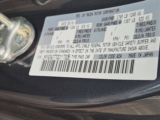 Used 2016 MAZDA MX-5 Miata Grand Touring RWD image 15