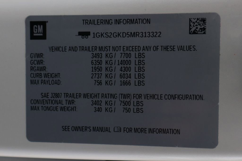 Used 2021 GMC Yukon XL SLT w/ SLT Premium Package image 59