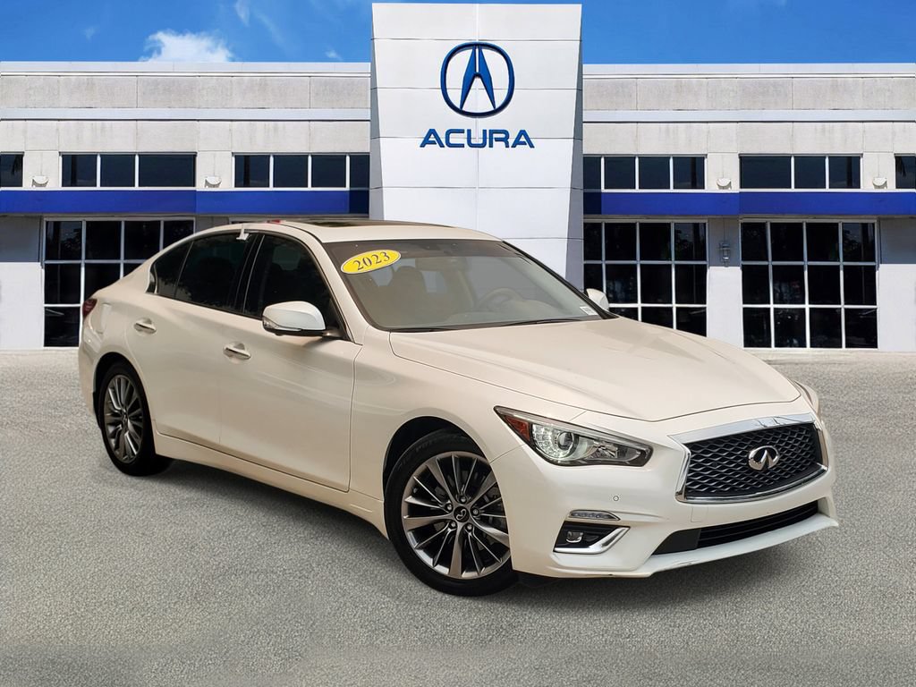 Used 2023 INFINITI Q50 Luxe w/ Cargo Package RWD video 1