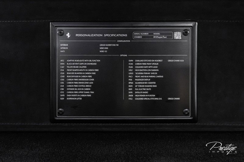 Used 2018 Ferrari 812 Superfast image 10