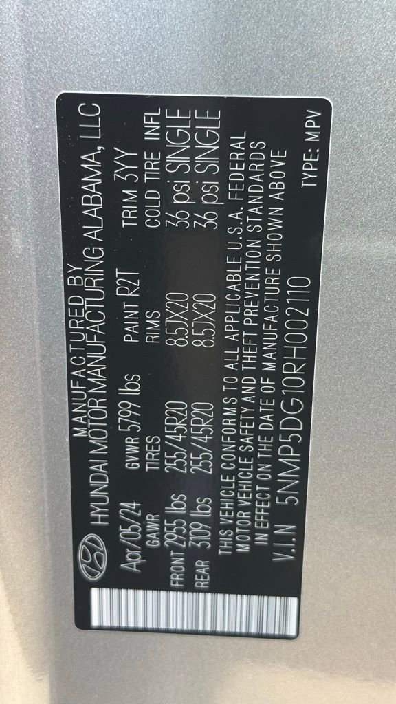 Used 2024 Hyundai Santa Fe Calligraphy image 8