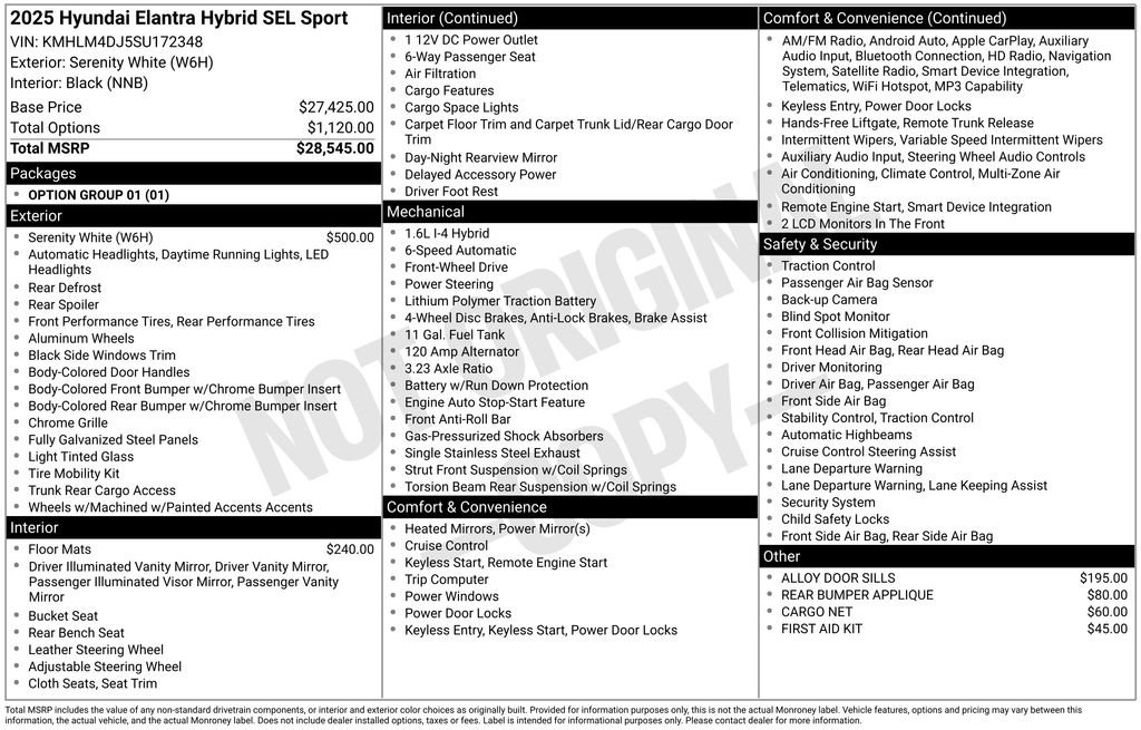 New 2025 Hyundai Elantra SEL image 38