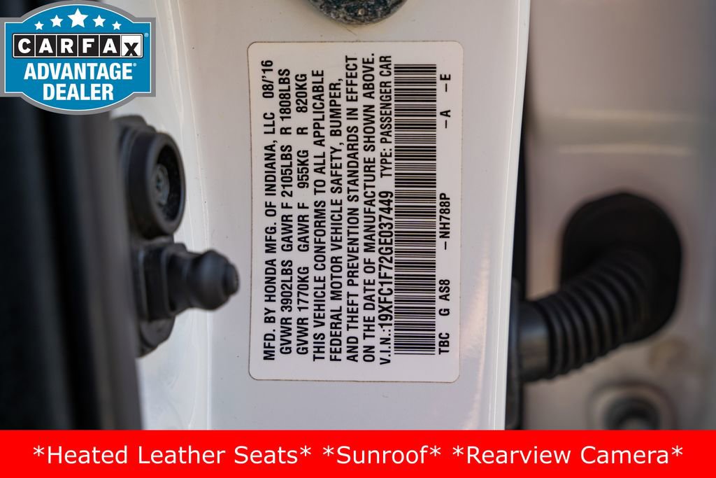 Used 2016 Honda Civic EX-L image 33