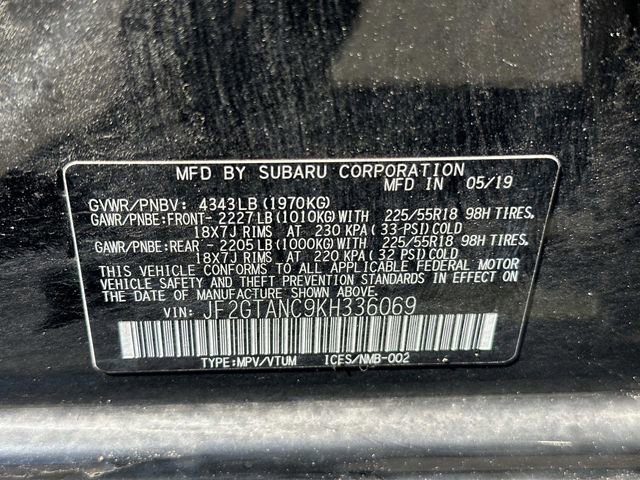 Used 2019 Subaru Crosstrek 2.0i Limited w/ Moonroof Package w/Navigation AWD/4WD image 31