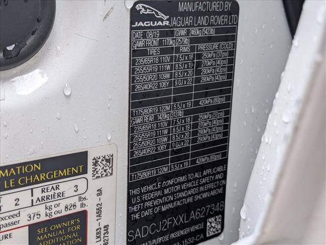 Used 2020 Jaguar F-PACE Premium image 24