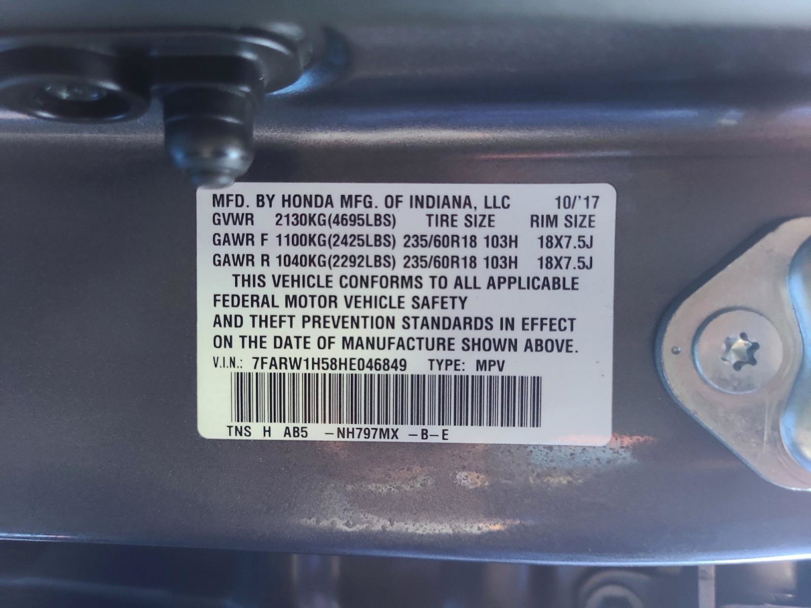 Used 2017 Honda CR-V EX image 25