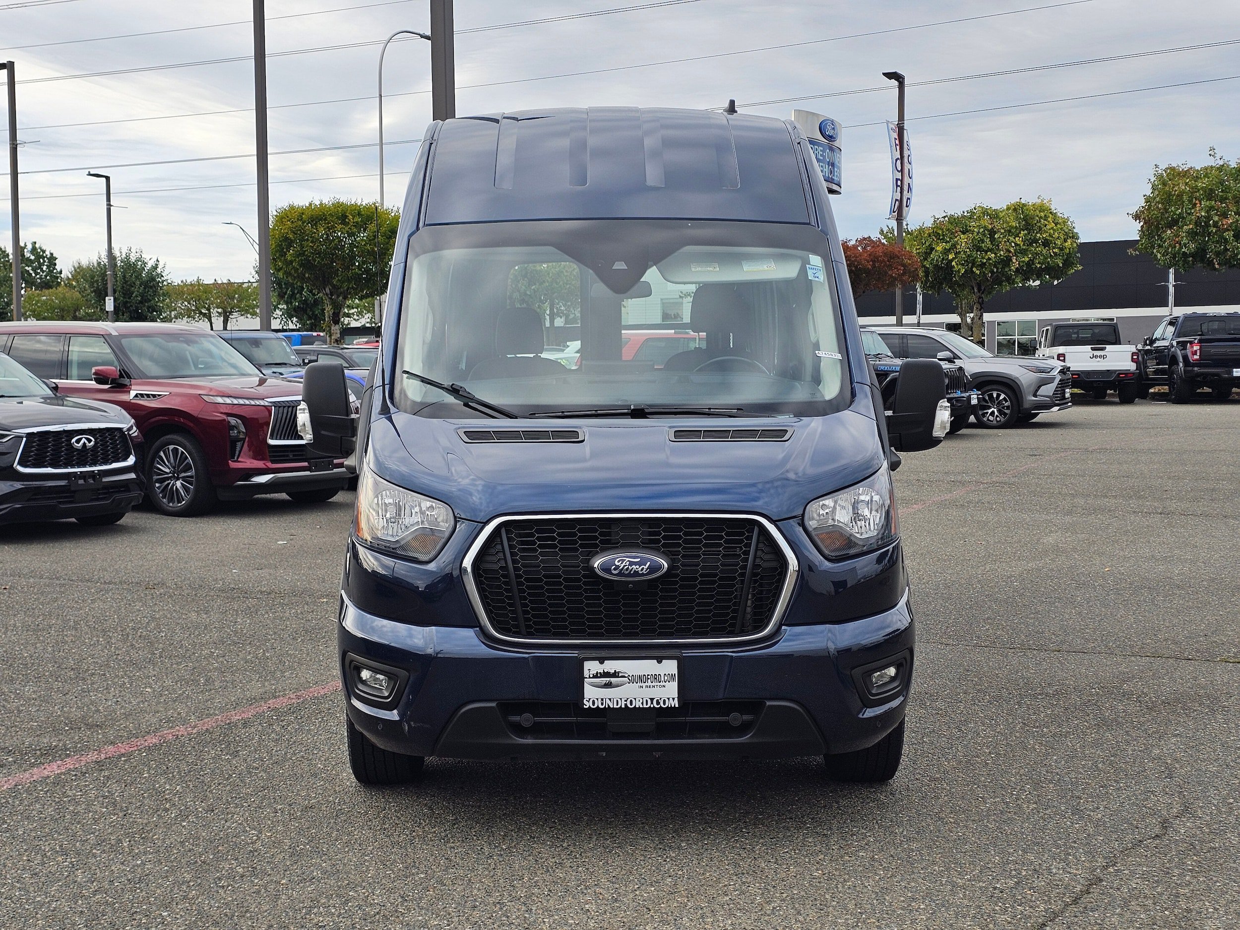 Certified 2022 Ford Transit 250 148 High Roof Extended AWD w/ RV Prep Package image 2