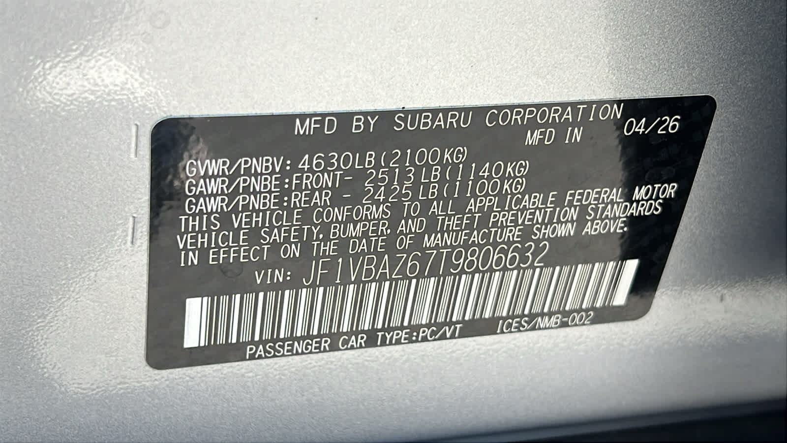 New 2026 Subaru WRX GT AWD/4WD image 30