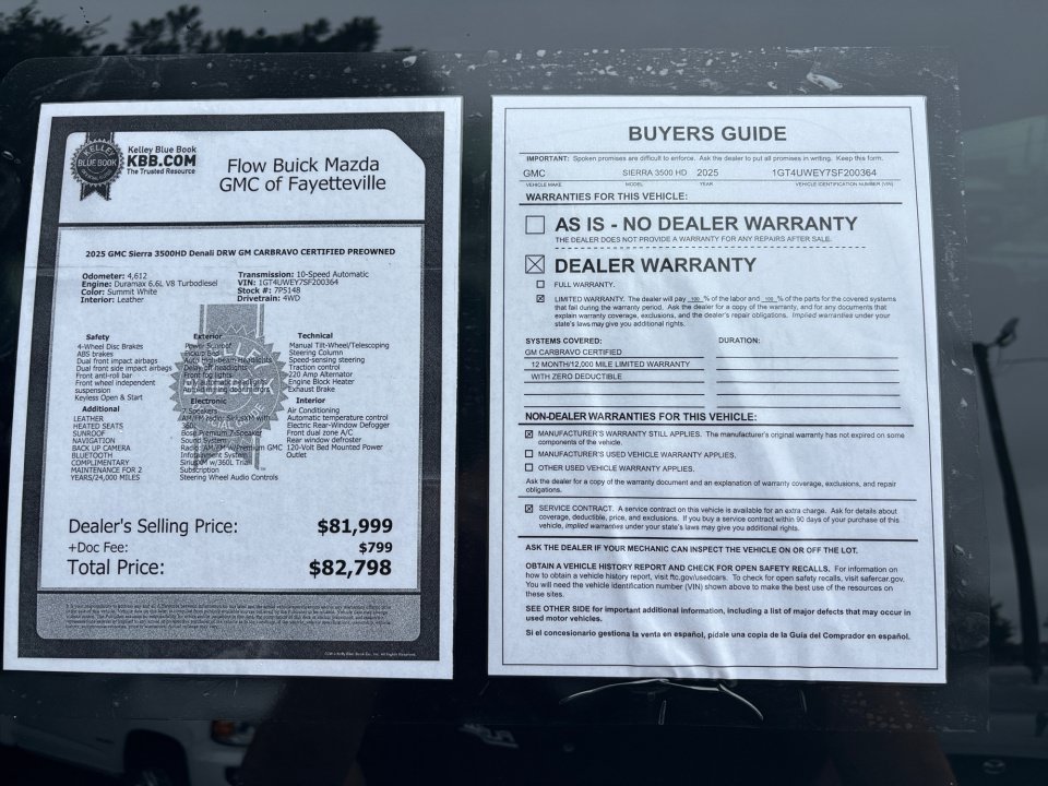 Certified 2025 GMC Sierra 3500 Denali w/ Denali Reserve Package AWD/4WD image 33