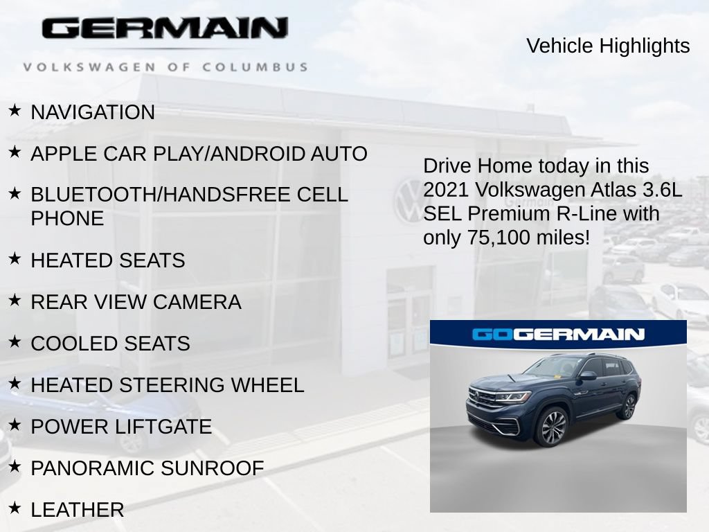 Used 2021 Volkswagen Atlas SEL Premium AWD/4WD image 5