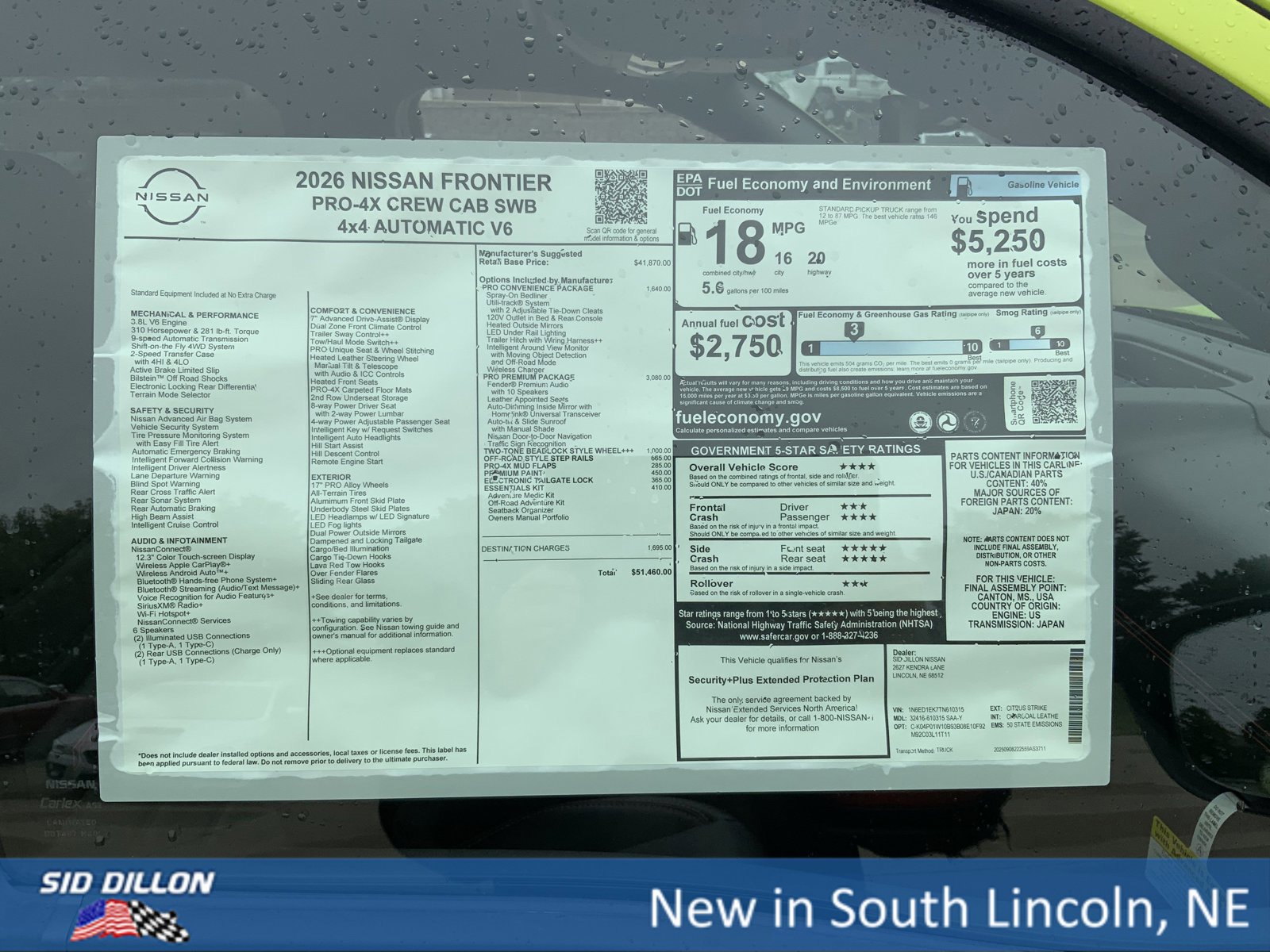 New 2026 Nissan Frontier PRO-4X w/ Pro Premium Package image 12